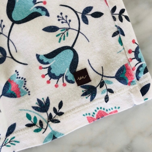 TEA COLLECTION Tulip Print Layered Top Dress Girls Size 8 - Picture 10 of 14